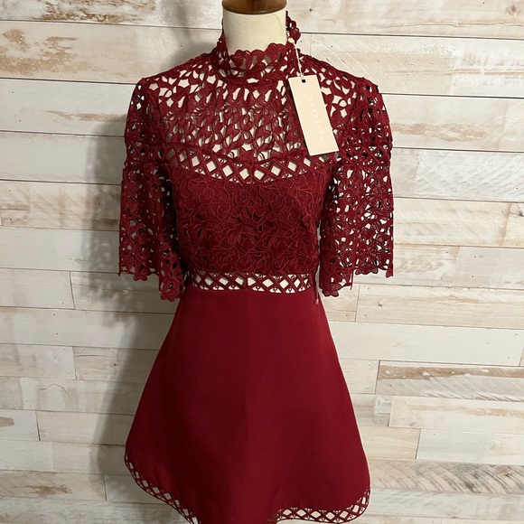 NWT Keepsake the Label red mini dress size XS - Picture 3 of 9